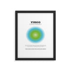 Virgo Zodiac Aura Print Framed Art Print Gallery Image 5