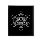 Metatron's Cube II Framed Canvas Print Gallery Image 8