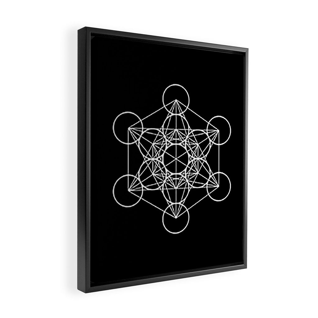 Metatron's Cube II Framed Canvas Print Gallery Image 2