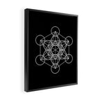 Metatron's Cube II Framed Canvas Print Gallery Image 2