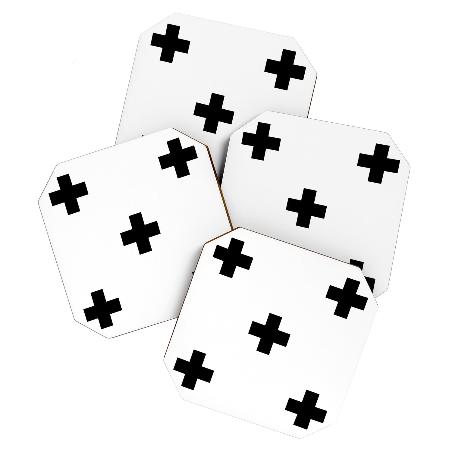 Swiss cross pattern Coaster Gallery Image 1