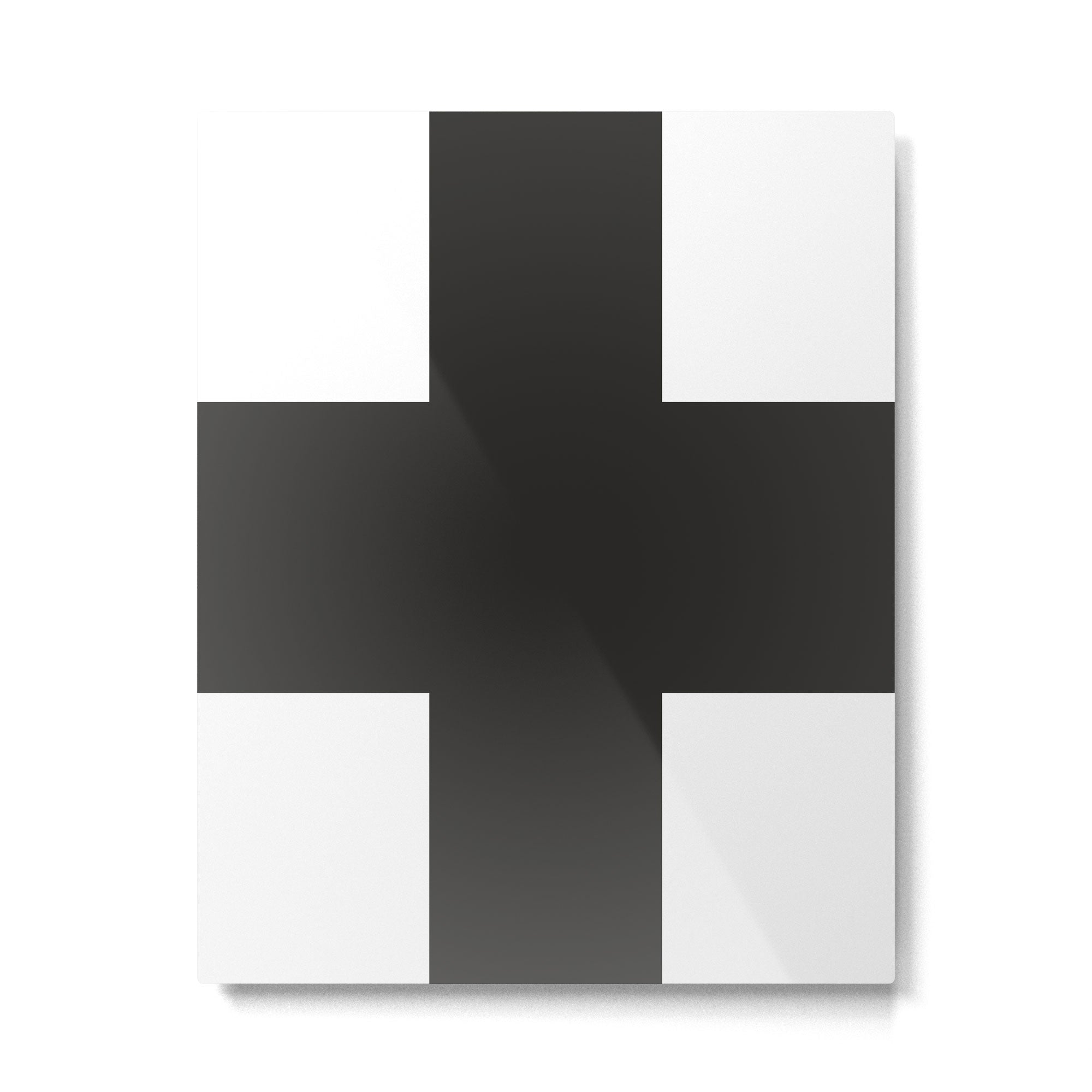 Swiss cross pattern Metal Print Gallery Image 6