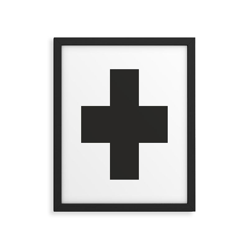Swiss cross pattern Framed Art Print Gallery Image 6