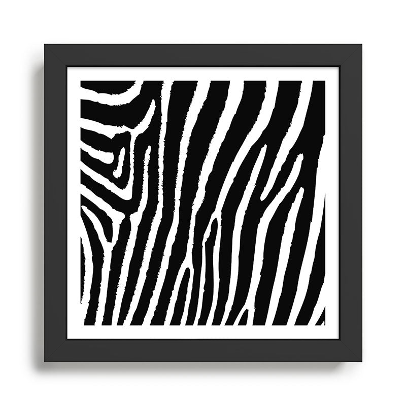 Zebra Framed Art Print Gallery Image 1