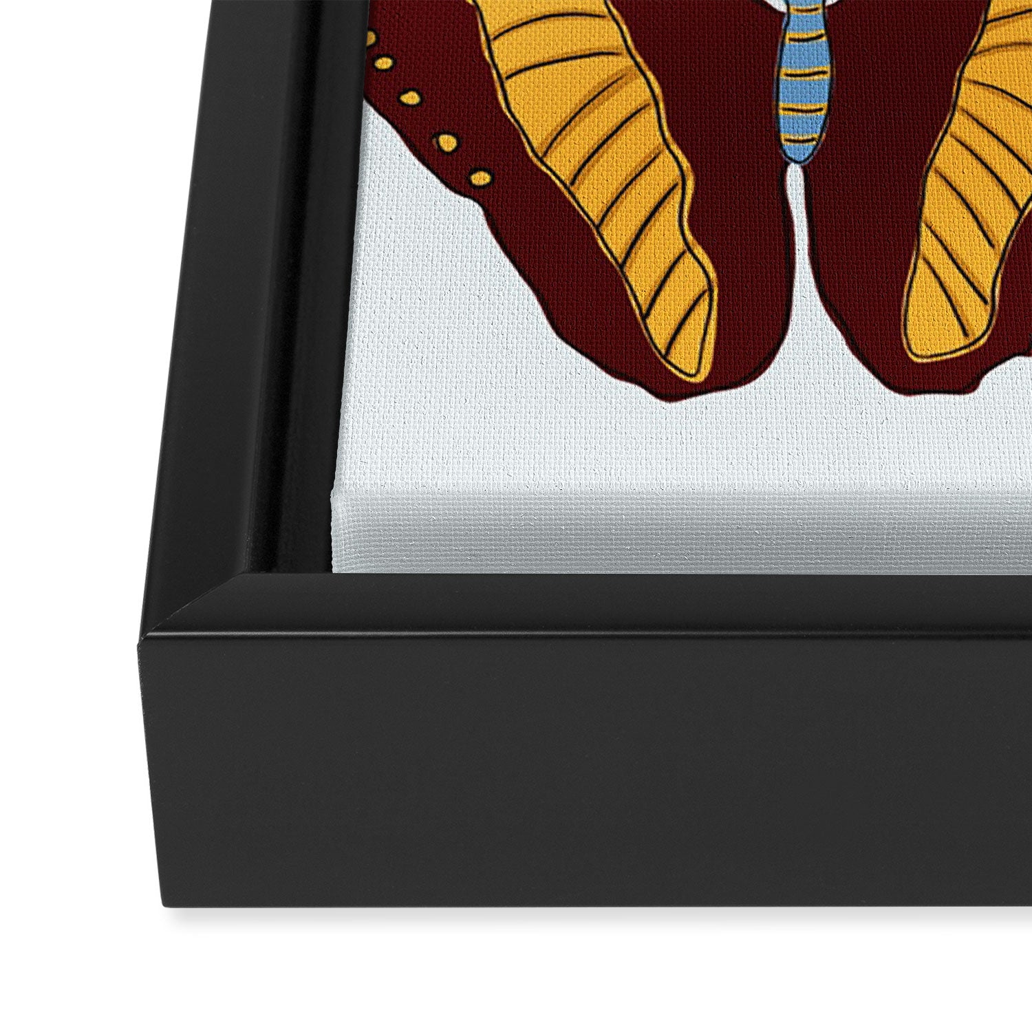Fall butterflies Framed Canvas Print Gallery Image 2