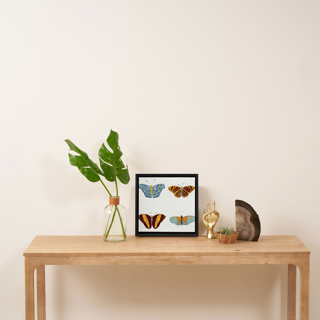 Fall butterflies Framed Canvas Print Gallery Image 3