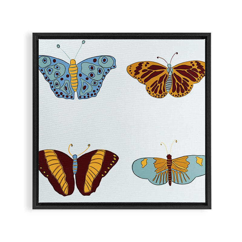Fall butterflies Framed Canvas Print Gallery Image 3