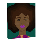 Fro melanin goddess Canvas Print Gallery Image 6