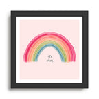 It's ok Framed Art Print Gallery Image 1