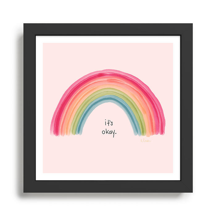 It's ok Framed Art Print Gallery Image 1