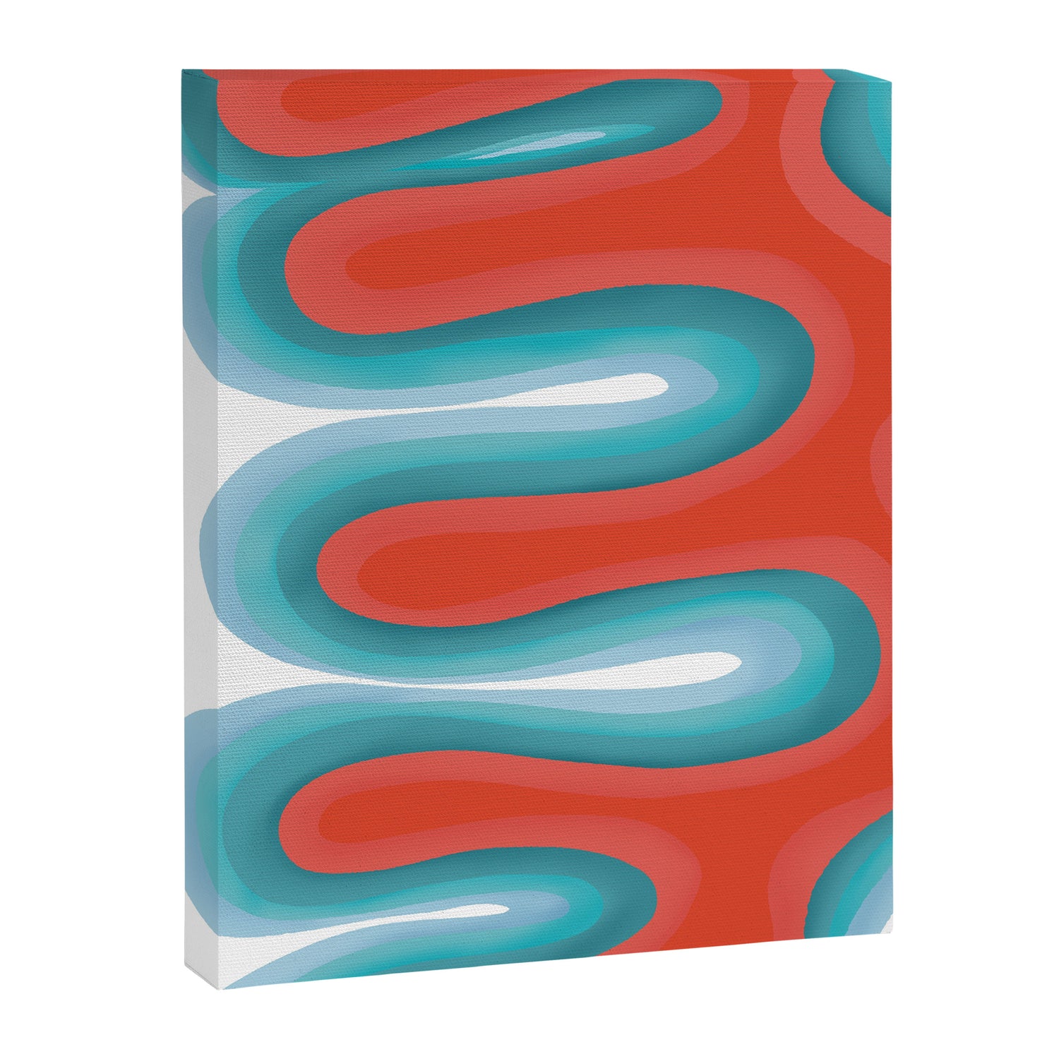 Radiating curves Canvas Print Gallery Image 6