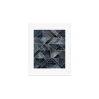 Abstract Nature - Dark Blue Art Print Gallery Image 1
