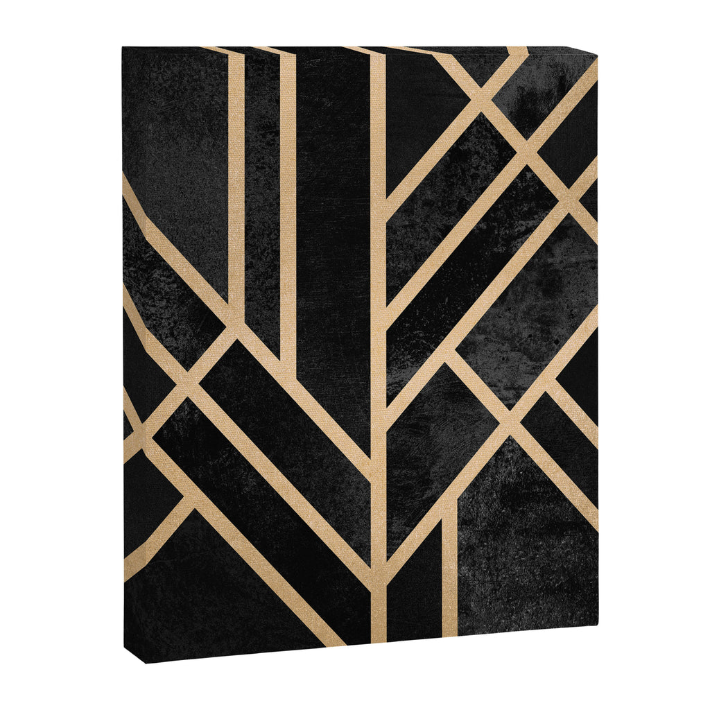 Art Deco Black Canvas Print Gallery Image 8