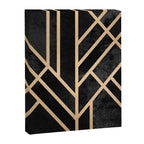 Art Deco Black Canvas Print Gallery Image 8