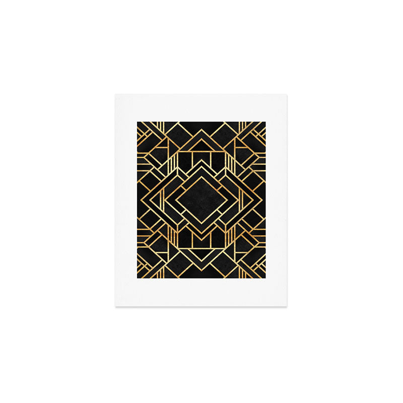 Art Deco Black Art Print Gallery Image 1