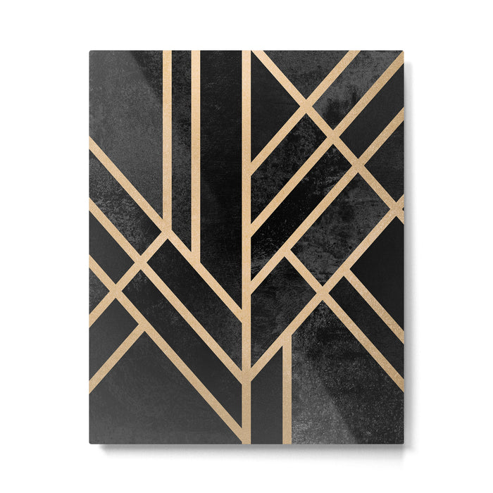 Art Deco Black Metal Print Gallery Image 1