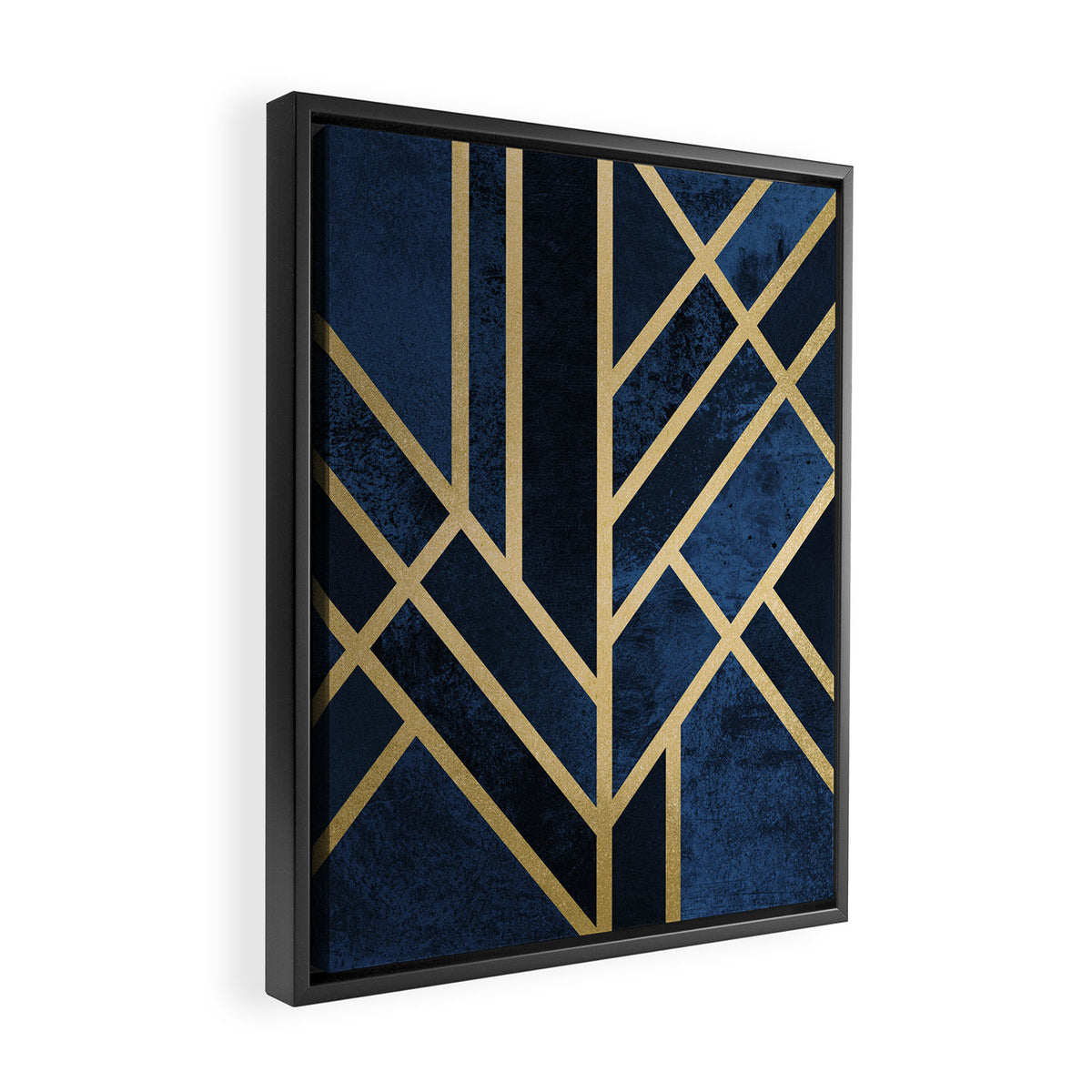 Art Deco Midnight Framed Canvas Print Gallery Image 2