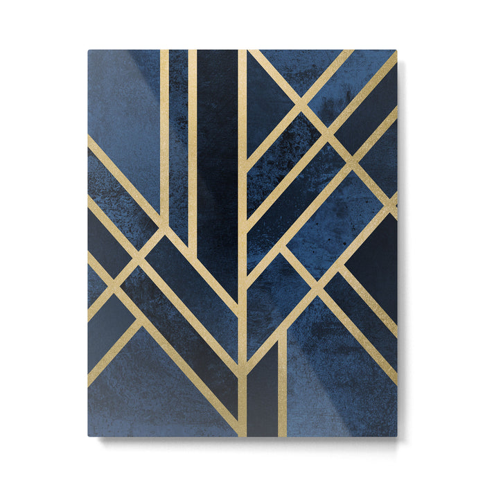 Art Deco Midnight Metal Print Gallery Image 1