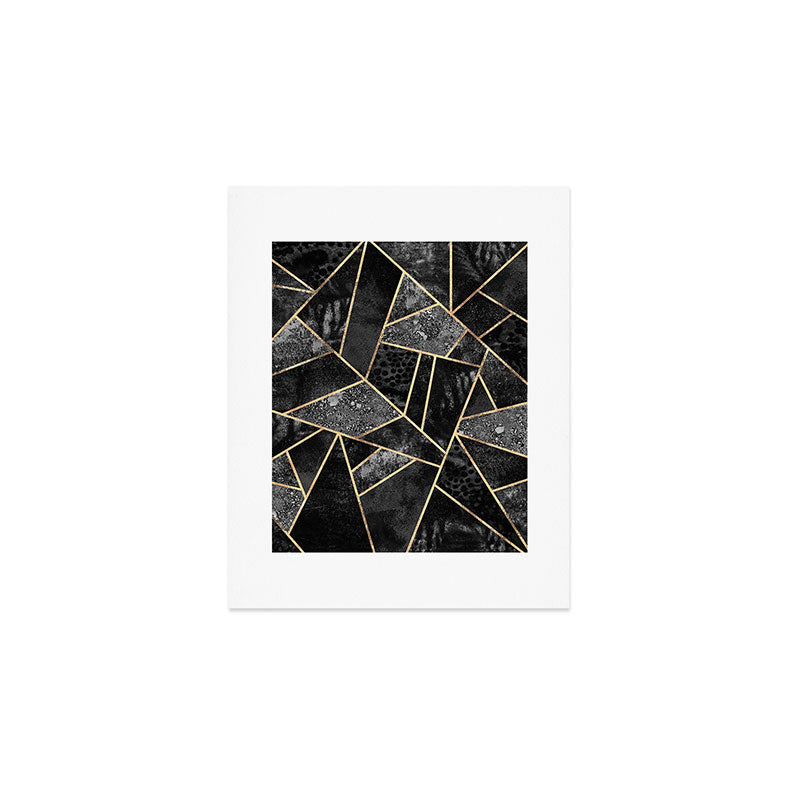 Black Stone 2 Art Print Gallery Image 1