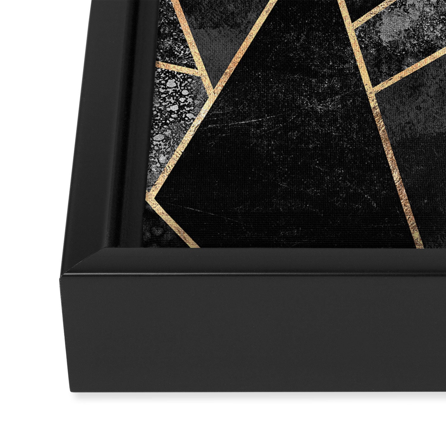 Black Stone 2 Framed Canvas Print Gallery Image 3