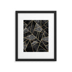 Black Stone 2 Framed Art Print Gallery Image 6
