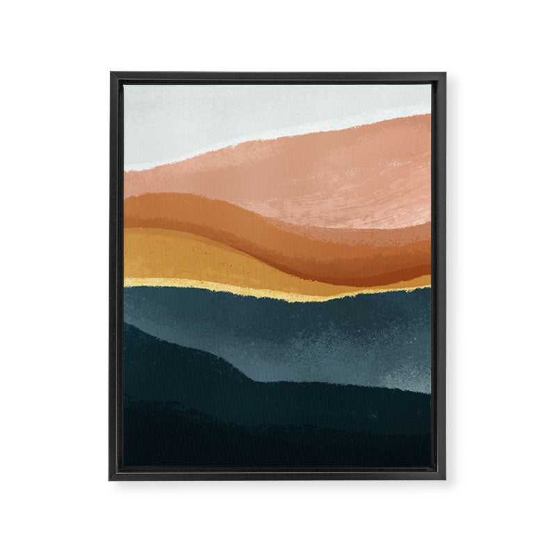 Calming Waves Framed Canvas Print Gallery Image 8