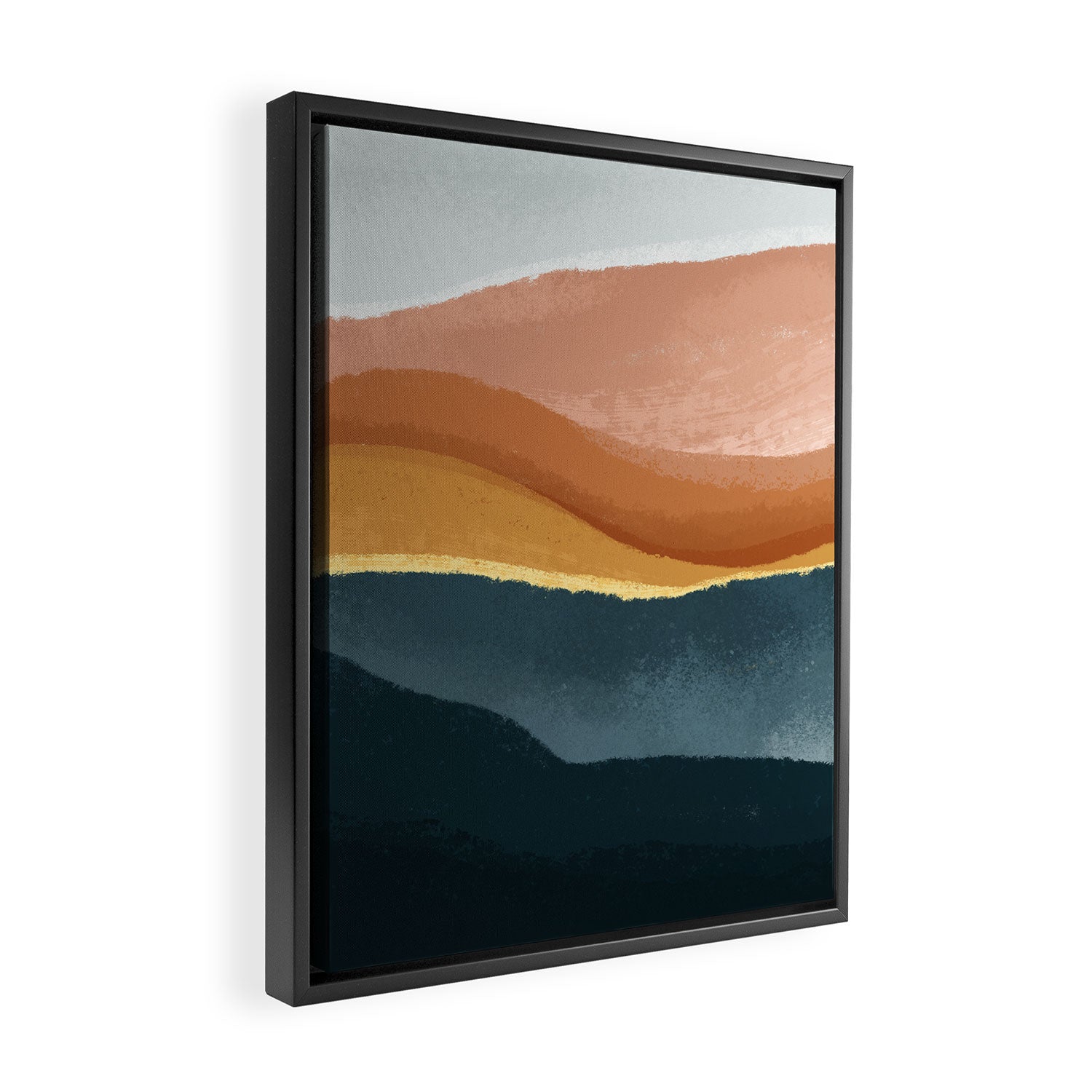 Calming Waves Framed Canvas Print Gallery Image 2