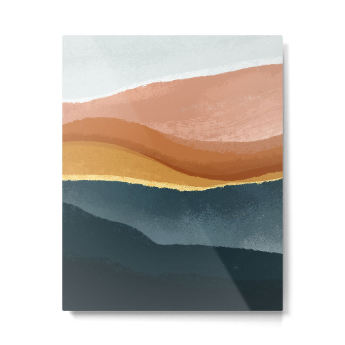 Calming Waves Metal Print Gallery Image 1