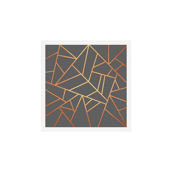 Copper And Grey Art Print Gallery Image 1