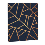 Copper and Midnight Navy Canvas Print Gallery Image 8