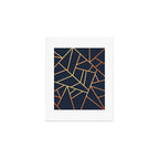 Copper and Midnight Navy Art Print Gallery Image 1