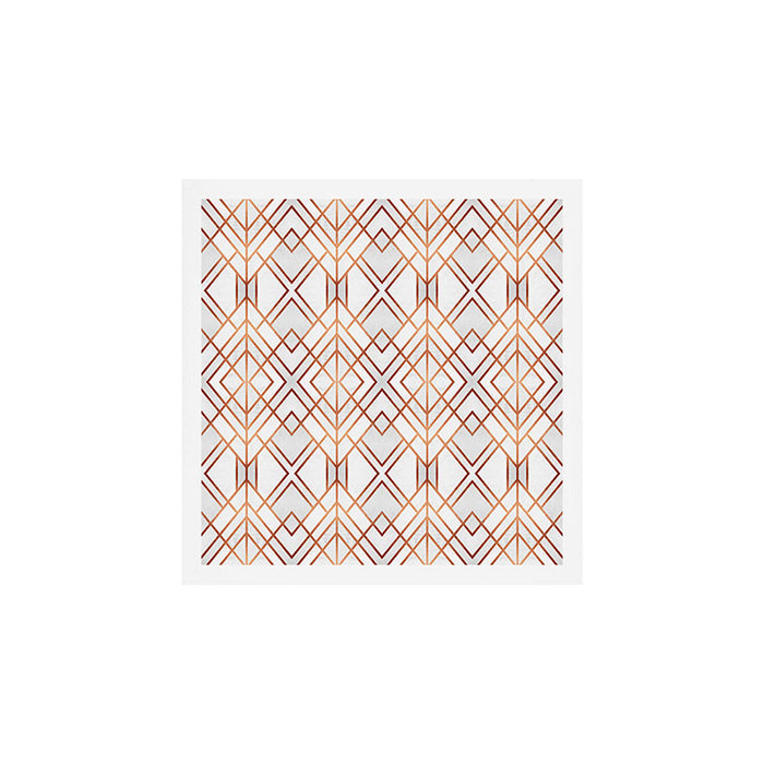Copper Geo Art Print Gallery Image 1