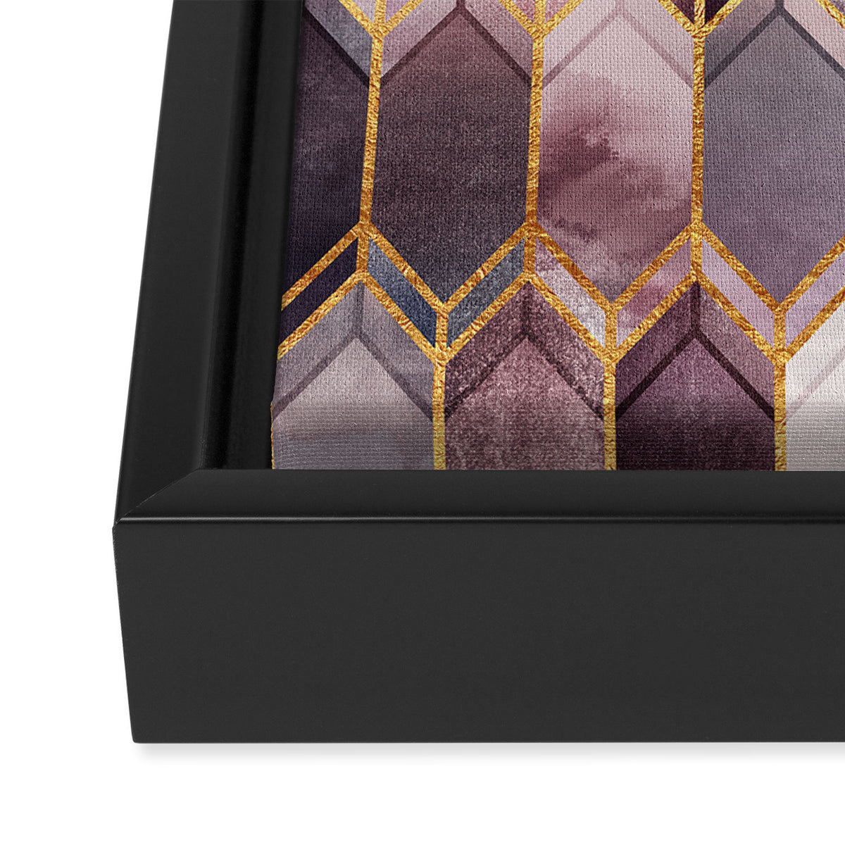 Dreamy Stained Glass 1 Framed Canvas Print Gallery Image 3