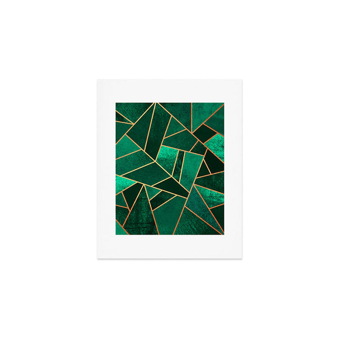Emerald and Copper Art Print Gallery Image 1