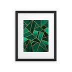 Emerald and Copper Framed Art Print Gallery Image 6