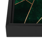 Emerald Night Framed Canvas Print Gallery Image 3