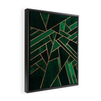 Emerald Night Framed Canvas Print Gallery Image 2