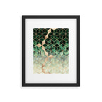 Leaves And Cubes Framed Art Print Gallery Image 5