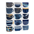 Pretty Blue Coffee Cups Canvas Print Gallery Image 6