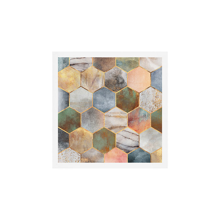 Pretty Hexagons Art Print Gallery Image 1