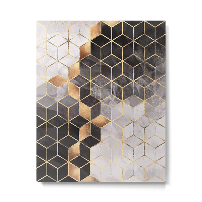 Smoky Cubes Metal Print Gallery Image 1