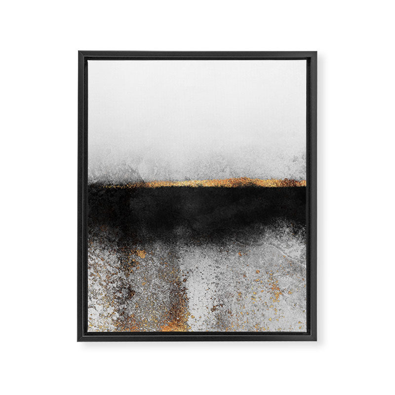 Soot And Gold Framed Canvas Print Gallery Image 6