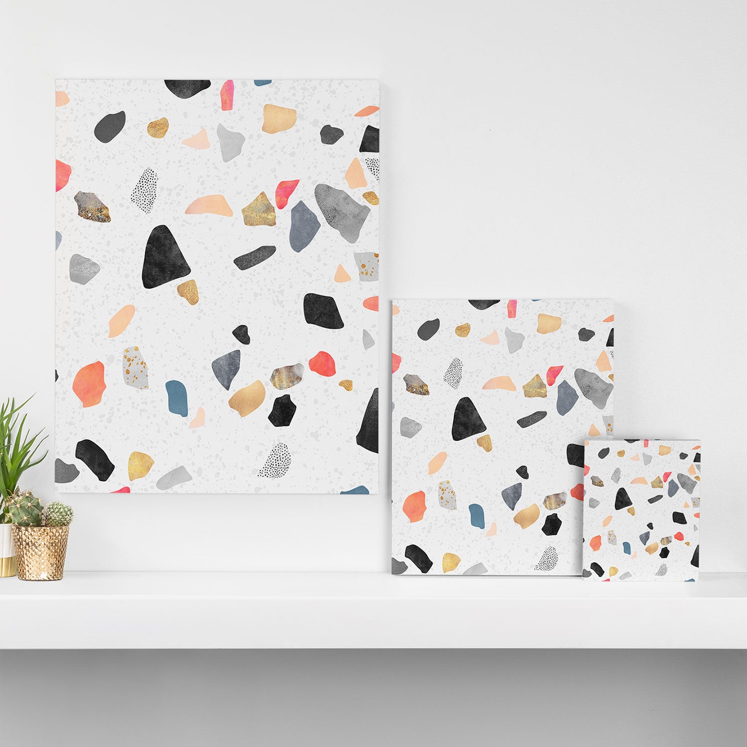 Terrazzo Treasure Canvas Print Gallery Image 3