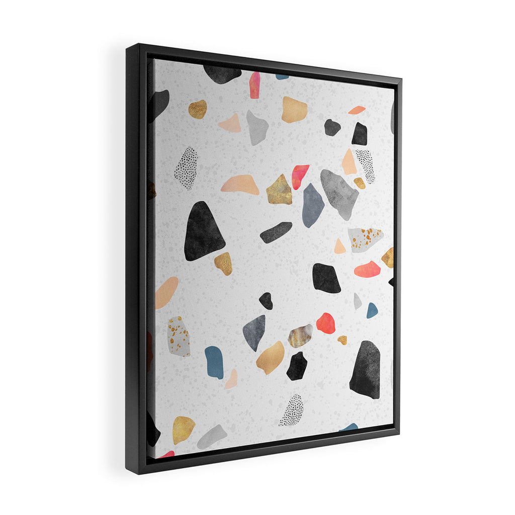 Terrazzo Treasure Framed Canvas Print Gallery Image 2