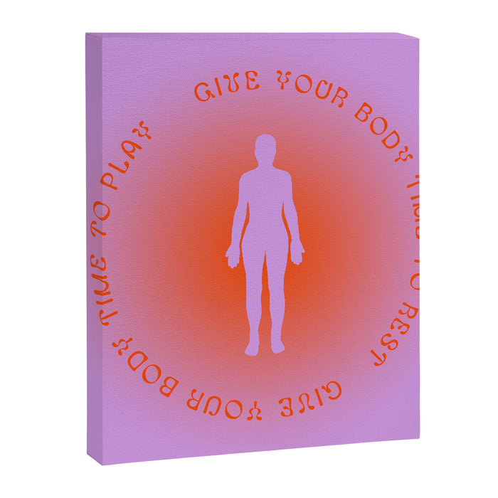 Give Your Body  Canvas Print Gallery Image 1