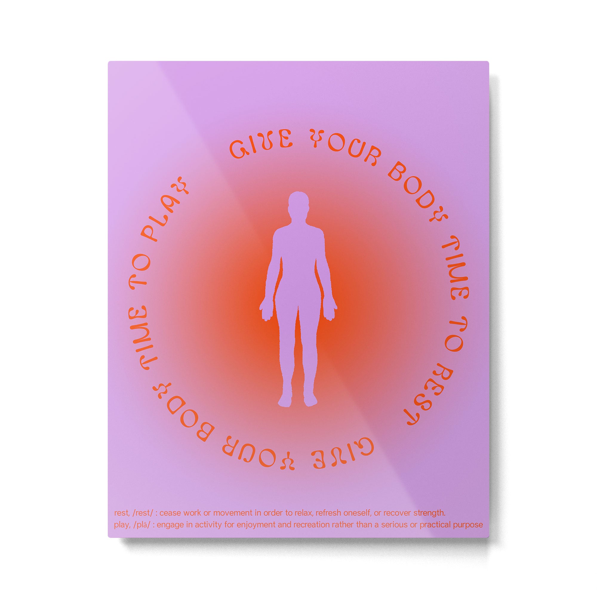 Give Your Body  Metal Print Gallery Image 4