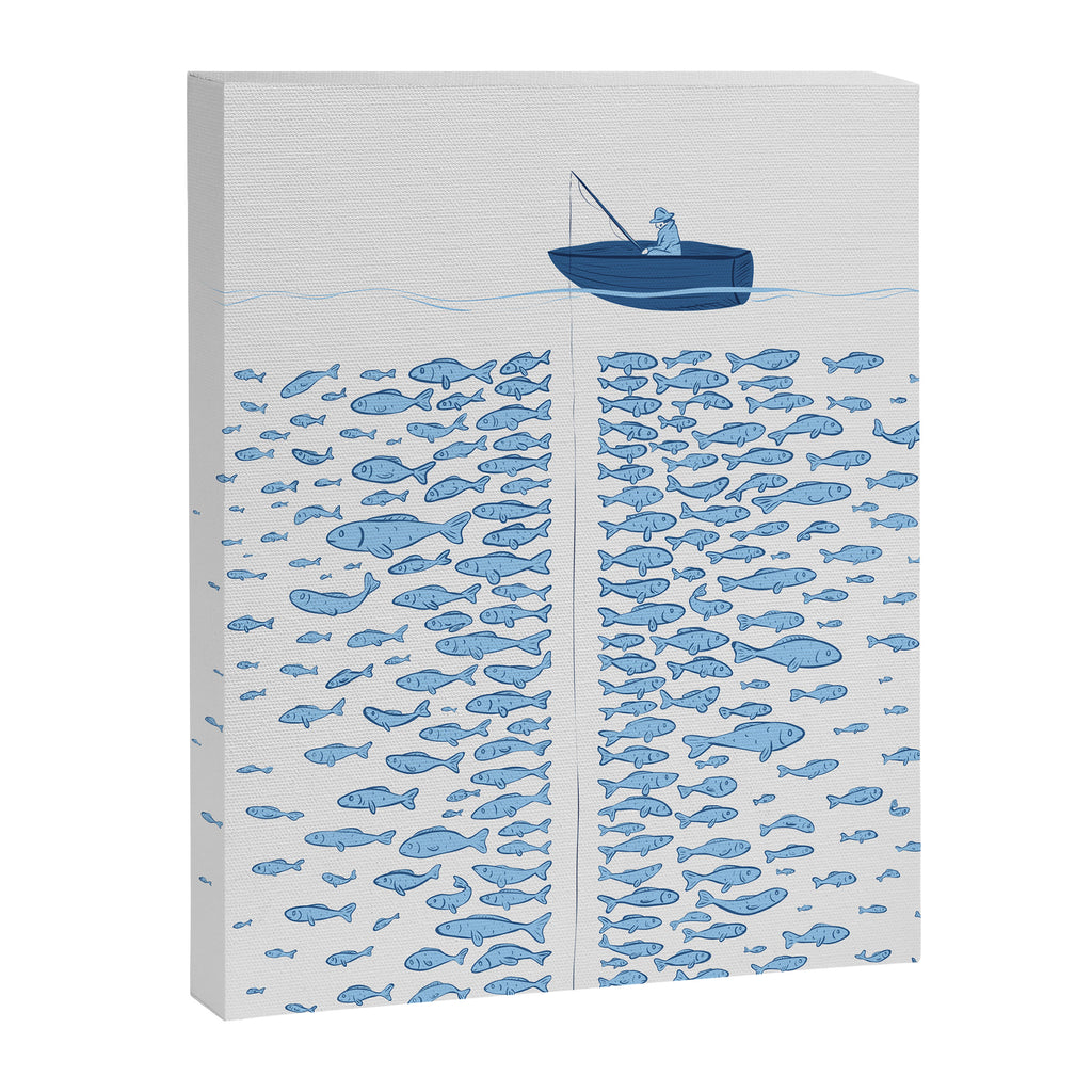 217 Finicky Fish (plenty of fish in the sea) Canvas Print Gallery Image 6