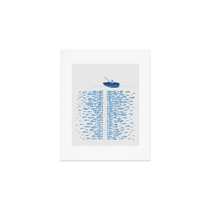 217 Finicky Fish (plenty of fish in the sea) Art Print Gallery Image 1