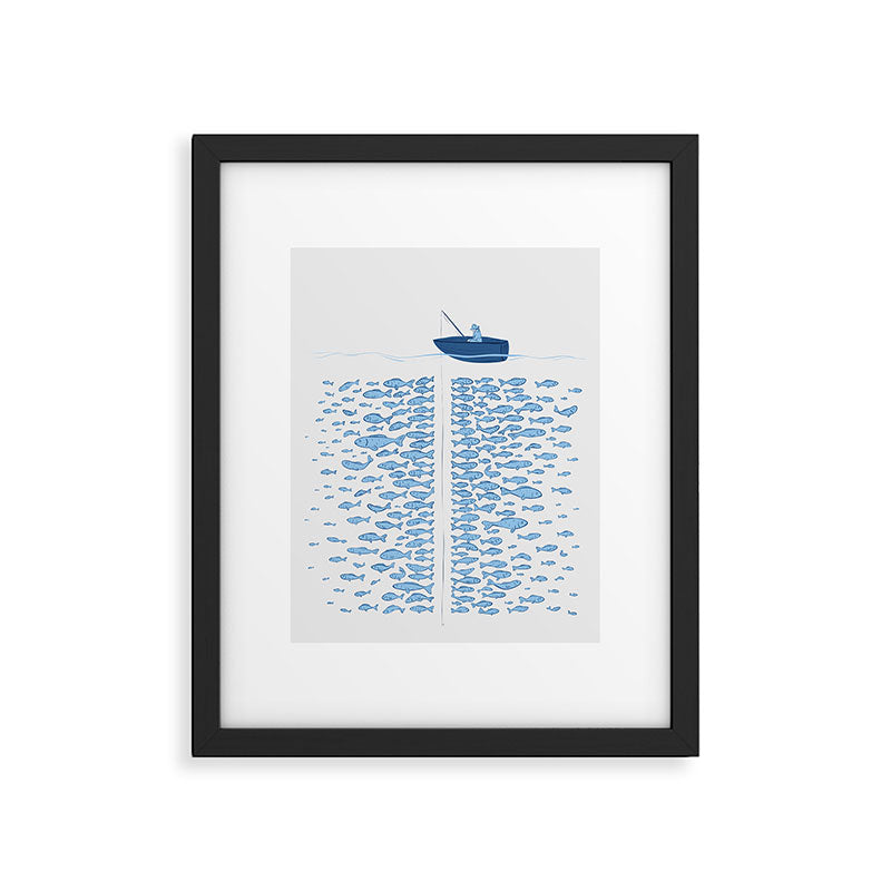 217 Finicky Fish (plenty of fish in the sea) Framed Art Print Gallery Image 5