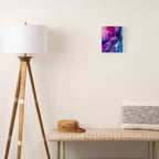 Abstract Vibrant Rainbow Ombre Canvas Print Gallery Image 2